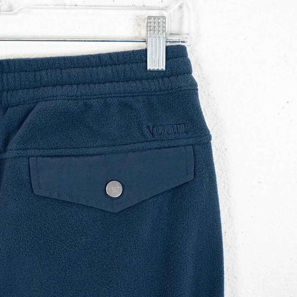 Vuori Men's Aspen Sweatpant in Ocean Blue Microfleece size Small NWT